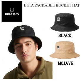 【BRIXTON】ブリクストン 2022春夏 BETA PACKABLE BUCKET HAT メンズ レディース パッカブルバケットハット 帽子 S/M L/XL 2カラー【正規品】【あす楽対応】
