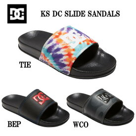 【DC Shoes】ディーシーシューズ 2022春夏 KS DC SLIDE キッズ ジュニア サンダル 靴 ビーチ サンダル キャンプ スケートボード アウトドア 19.0cm-24.0cm【あす楽対応】