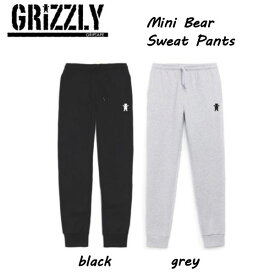 【GRIZZLY】グリズリー 2021秋冬 Mini Bear Sweatpants ミニベアスウェットパンツ メンズ スケートボード sk8 skateboard S/M/L/XL スケボー ストリートファッション【正規品】