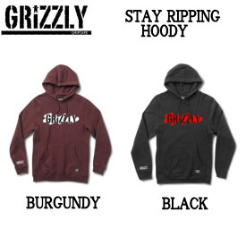 【GRIZZLY】グリズリー 2021秋冬 STAY RIPPING HOODY メンズ レディース フード プルオーバー パーカー スケートボード sk8 skateboard ストリート 【正規品】