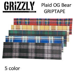 yGRIZZLYzOY[ Plaid OG Bear GRIPTAPE fbLe[v XP[g{[h XP{[ sk8 skateboard  Obve[v lCuh yKiz
