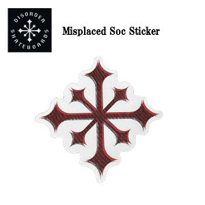 yDISORDERzfBXI[_[ Misplaced Soc Sticker SXebJ[ XP[g{[h XP[g XP{[ bhyKiz