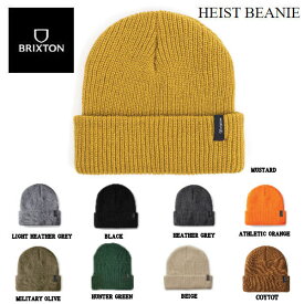 【BRIXTON】ブリクストン HEIST BEANIE メンズ レディース ビーニー ニット帽 帽子 スノーボード スケートボード キャンプ アウトド ア ONE SIZE 8カラー【正規品】