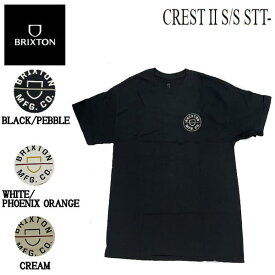 【BRIXTON】ブリクストン 2022春夏 CREST II S/S STT メンズ Tシャツ 半袖 スケートボード サーフィン トップス M/L/XL 3カラー【あす楽対応】