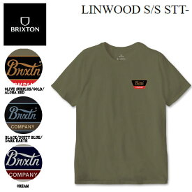 【BRIXTON】ブリクストン 2023春夏 LINWOOD S/S STT メンズ Tシャツ 半袖 スケートボード サーフィン トップス M/L 3カラー【あす楽対応】