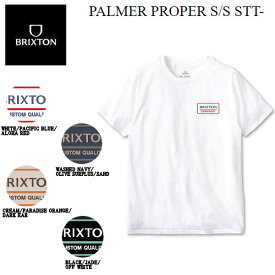 【BRIXTON】ブリクストン 2023春夏 PALMER PROPER S/S STT メンズ Tシャツ 半袖 スケートボード サーフィン トップス M/L/XL 4カラー【あす楽対応】
