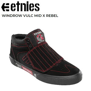 yetnieszGgj[Y WINDROW VULC MID X REBEL EChE oN XP[gV[Y XPV[ XP[g{[h C Xj[J[ ϋv 24.0cm-28.0cm ubN