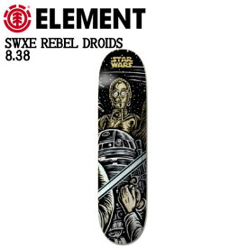 【ELEMENT】エレメント SWXE REBEL DROIDS スターウォーズ ドロイド スケートボード スケボー デッキ 8.38インチ【あす楽対応】