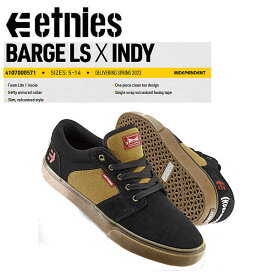 【etnies】エトニーズ 2023春夏 BARGE LS X INDY メンズ バージ インディペンデント コラボ スケートシューズ スケシュー 靴 スニーカー スケートボード 耐久性 25.5cm-28.0cm【あす楽対応】