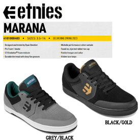 【etnies】エトニーズ 2023春夏 MARANA マラナ メンズ スケートシューズ スケシュー 靴 スニーカー スケートボード 耐久性 24.5cm-28.0cm 2カラー【あす楽対応】