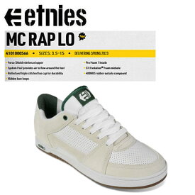 【etnies】エトニーズ 2023春夏 MC RAP LO メンズ エムシーラップ スケートシューズ スケシュー 靴 スニーカー スケートボード 耐久性 25.5cm-28.0cm【あす楽対応】