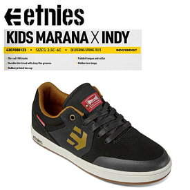 【etnies】エトニーズ 2023春夏 MARANA X INDY KIDS キッズ マラナ インデペンデント コラボ スケートシューズ ミシュラン スケシュー 靴 スニーカー スケートボード 耐久性 子供 19.0cm-24.0cm