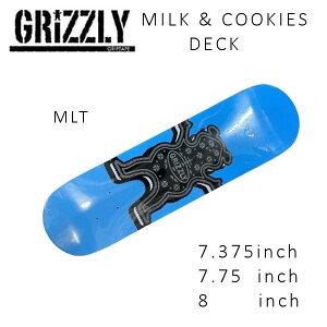 yGRIZZLYzOY[ GRIZZLY MILK & COOKIES DECK fbL XP[g{[h  XP{[ XP[g{[h sk8 skateboard   7.375/7.75/8.0C`yKiz