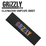 【GRIZZLY】グリズリー CLAYMATION GRIPTAPE SHEET グリップテープ デッキテープ スケートボード SKATEBO…