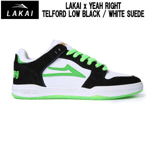 �yLAKAI×YEAH RIGHT�z���J�C×�C�G�\���C�g �R���{ 2023 TELFORD LOW BLACK / WHITE SUEDE �����Y ���f�B�[�X �X�P�[�g �V���[�Y ��� �l�C �C SK8�y���K�i�z