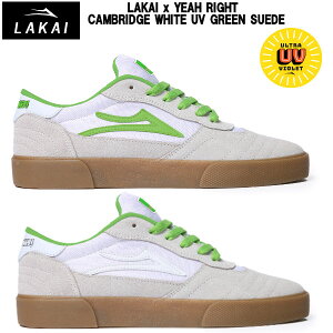 �yLAKAI×YEAH RIGHT�z���J�C×�C�G�\���C�g �R���{ 2023 CAMBRIDGE WHITE / UV GREEN SUEDE �����Y ���f�B�[�X �X�P�[�g �V���[�Y ��� �l�C �C SK8�y���K�i�z
