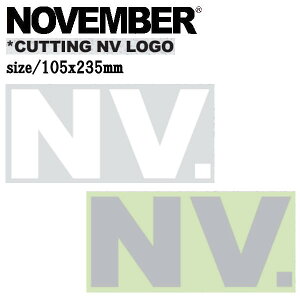 yNOVEMBERzmxo[ CUTTING NV LOGO JbeBO S XebJ[ V[ Xm[{[h Xm{[ 105mmx235mm 2J[