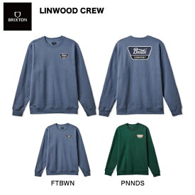【BRIXTON】ブリクストン 2023秋冬 LINWOOD CREW メンズ トレーナー スウェット 長袖 トップス スケートボード アウトドア S/M/L/XL 2カラー【正規品】
