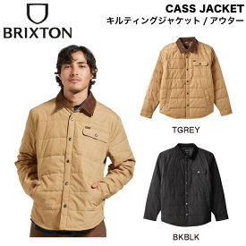 【BRIXTON】ブリクストン 2024秋冬 CASS JACKET メンズ キルティングジャケット アウター アウトドア ストリート スケートボード M/L/XL 2カラー【正規品】