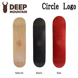 【DEEP MOUNTAIN】ディープマウンテン Circle Logo Deck サークルロゴ スケートボード デッキ スケボー kids キッズ ジュニア 7.25/7.375/7.5inch