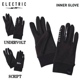 【ELECTRIC】エレクトリック 2024秋冬 INNER GLOVE メンズ 手袋 インナーグローブ スマホ対応 防寒 スノーボード スキー スノボ アウトドア S/M/L 2カラー【正規品】