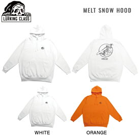 【LURKING CLASS】ラーキングクラス 2023秋冬 MELT SNOW HOOD メンズ プルオーバーパーカー トップス スケートボード スケボー M/L/XL 2カラー【正規品】