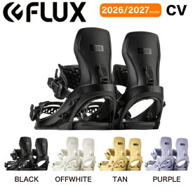 【予約受付中】【特典あり】【FLUX】2026/2027 フラックス CV メンズ レディース ビンディング バインディング スノーボード オールマウンテン カービング S/M/L 4カラー【正規品】