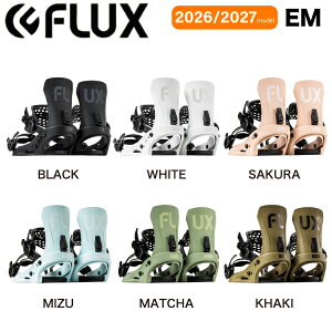 �y�\���t���z�y���T����z�yFLUX�z2026/2027 �t���b�N�X EM �����Y ���f�B�[�X �r���f�B���O �o�C���f�B���O �X�m�[�{�[�h �p�[�N �I�[���}�E���e�� �p�E�_�[ S/M 6�J���[�y���K�i�z