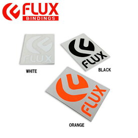 【FLUX】フラックス ICON DIECUT STICKER Large ロゴカッティングステッカー シール スノーボード スノボー バインディング 9cm×12.6cm【あす楽対応】