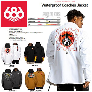 �y686�z2021/2022 SIX EIGHT SIX OUTERWEAR Waterproof Coaches Jacket �����Y �X�m�[�W���P�b�g �A�E�^�[ �X�m�[�E�F�A �X�m�[�{�[�h S/M/L/XL 4�J���[