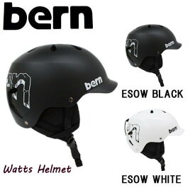【BERN】バーン BERN WT TEAM WATTS ESOW ヘルメット オールシーズンモデル 耳あてあり HARD HAT USサイズ表記XS-XL 2カラー ジャパンフィット skate スケート【正規品】【あす楽対応】