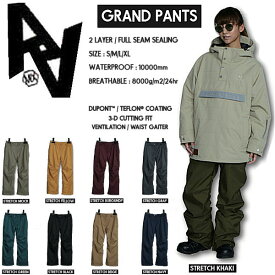 【AA HARD WEAR】ダブルエーハードウェア 2021-2022 GRAND PANTS レディース スノーパンツ スノーウェア スノーボード S/M/L/XL 9カラー