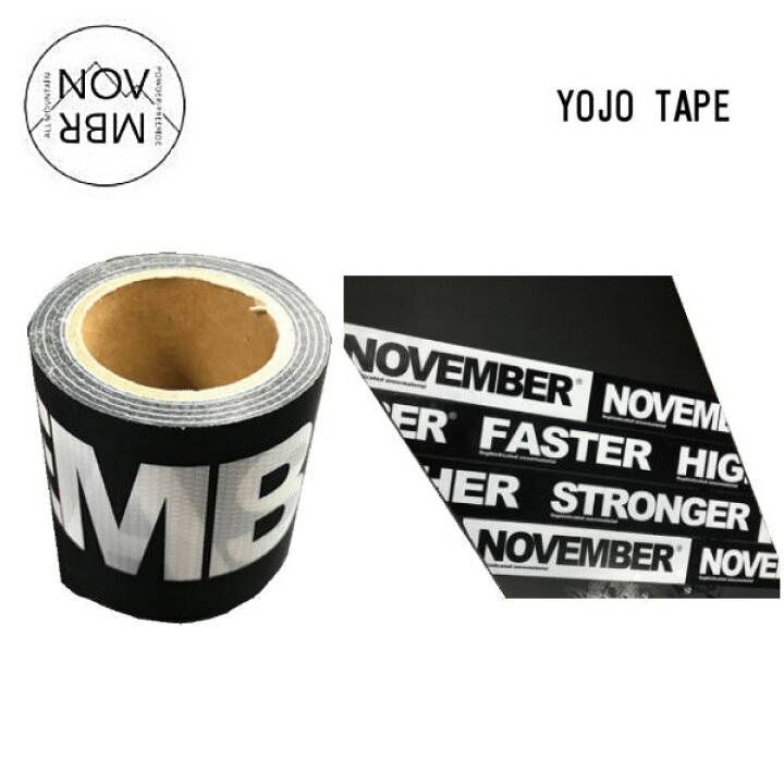 楽天市場 Novenber ノーベンバー Yojo Tape 養生テープ 粘着テープ ロゴステッカー スノーボード 45mmx5m あす楽対応 Surf Snow 54tide 楽天市場 Novenber ノーベンバー Yojo Tape 養生テープ 粘着テープ ロゴステッカー スノーボード 45mmx5m あす楽対応 Surf Snow 54tide