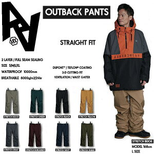 yAA HARD WEARz_uG[n[hEFA 2021/2022 OUTBACK PANTS Y Xm[pc Xm[EFA Xm[{[h S/M/L/XL 9J[