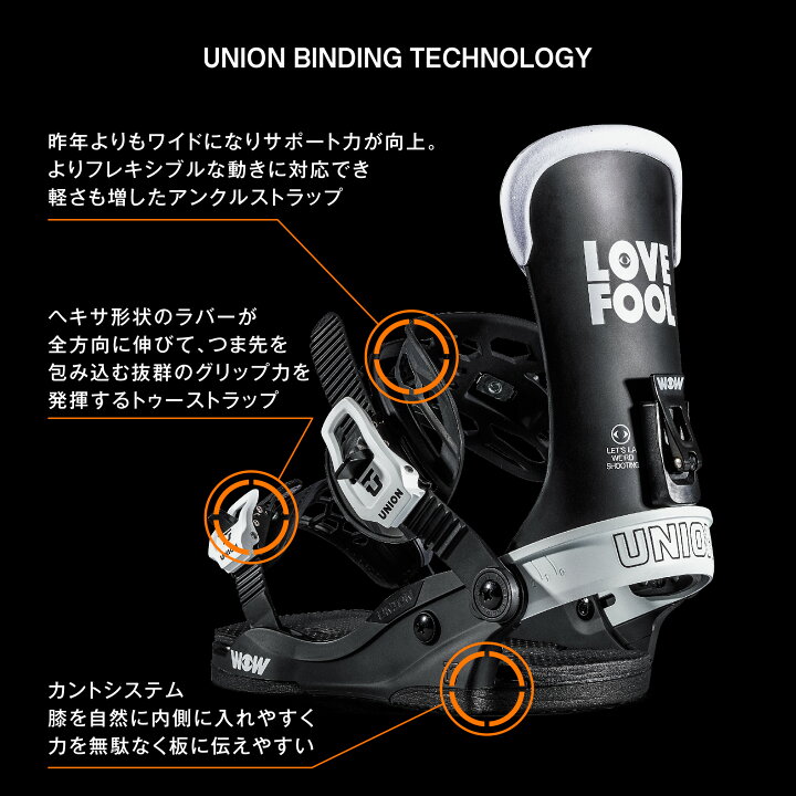 楽天市場】【UNION】2020/2021 ユニオン FORCE WOW フォースワウ 