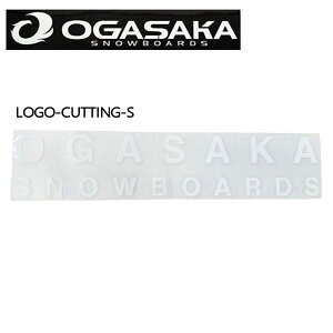 yOGASAKAzIKTJ CUTTING STICKER LOGO-CUTTING-S XebJ[ V[ Xm[{[h TCY 121mm×25mm J[ WHITE