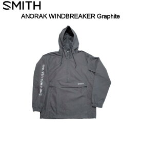 【SMITH】スミス ANORAK WINDBREAKER メンズ スポーツ ジャケット ウィンドブレーカー スノーボード ウィンタースポーツ M/L GRAPHITE 【正規品】【あす楽】