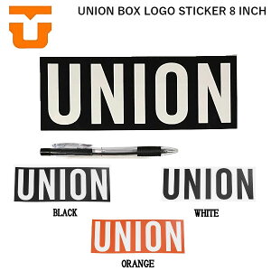 yUNIONz2021/2022 jI BOX LOGO STICKER {bNXS XebJ[ V[ Xm[{[h  ANZT[ 8C` 3J[yKiz