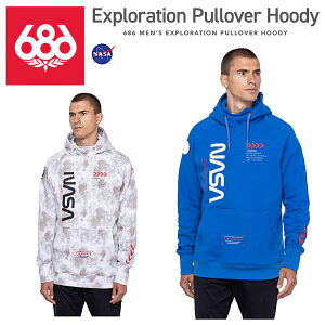 �y686�z�V�b�N�X�G�C�g�V�b�N�X Exploration Pullover Hoody Nasa �����Y �v���I�[�o�[�p�[�J�[ ���� �g�b�v�X �X�m�[�u�����h �L�����v �A�E�g�h�A �A�p���� �E�B���^�[�X�|�[�c S/M/L/XL 2�J���[�y���K
