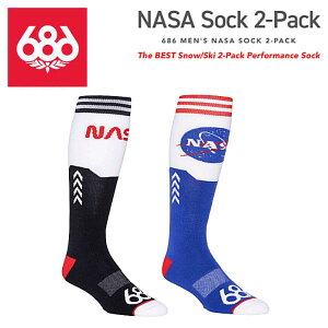 �y686�z�V�b�N�X�G�C�g�V�b�N�X MEN'S NASA Sock 2-Pack �����Y �n�C�\�b�N�X �C�� �X�m�[�{�[�h �X�L�[ �E�B���^�[�X�|�[�c �A�E�g�h�A �L�����v 2�g1�Z�b�g SM/LXL�y���K�i�z