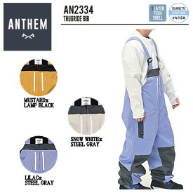 【ANTHEM】2023/2024 アンセム THUGRIDE BIB メンズ ビブパンツ スノーパンツ 防水 スノーウェア スノーボード S/M/L 3カラー