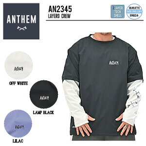 【ANTHEM】アンセム SHOULDER PATCH HOODIE メンズ レディース ユニセックス トレーナー 耐水 トップス スノーウェア スノーボード スキー アウトドア ウィンタースポーツ S/M/L 3カラー【正規品】