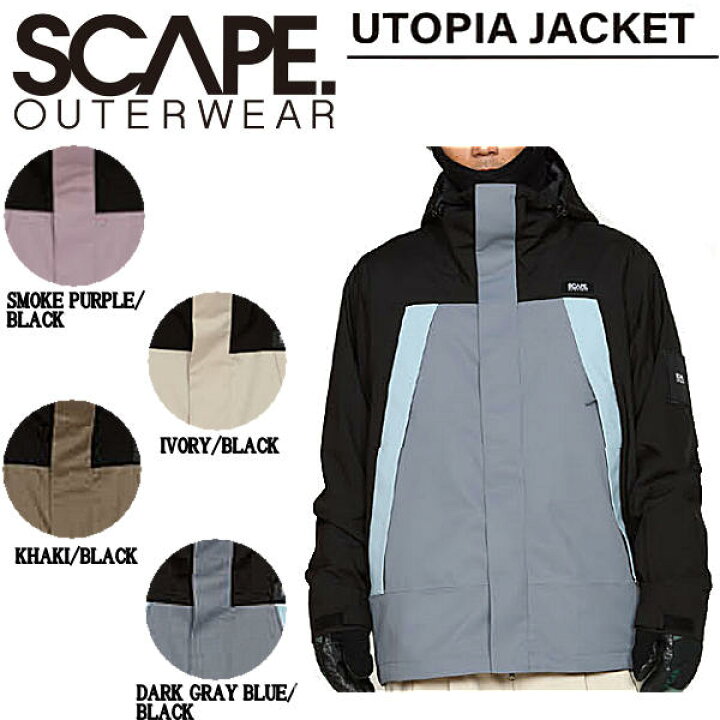 楽天市場】【SCAPE】2023/2024 エスケープ UTOPIA JACKET メンズ 