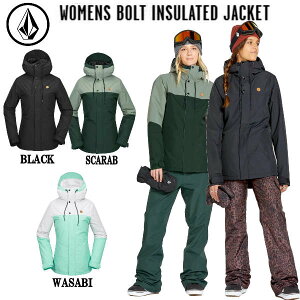 yVOLCOMz{R Womens Bolt Insulated Jacket fB[X Xm[WPbg Xm[EFA gbvX AE^[ Xm[{[h XL[ AEghA h Lv S/M 3J[yKiz
