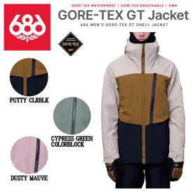 【686】2023/2024 GORE-TEX GT Jacket メンズ ゴアテックス スノージャケット アウター スノーウェア スノーボード M/L 3カラー【正規品】【あす楽対応】