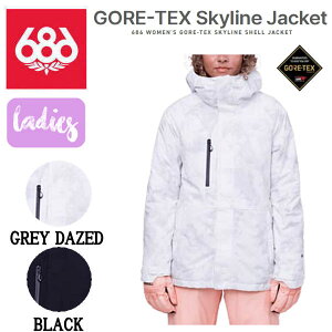 【686】シックスエイトシックス WOMENS GORE-TEX WILOW INSULATED JACKET レディース ゴアテックス スノージャケット スノーウェア トップス アウター スノーボード スキー アウトドア 防寒 キャンプ S/M