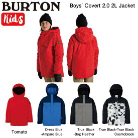 【BURTON】2023/2024 Boys Covert 2.0 2L Jacket ボーイズ キッズ スノージャケット スノーウェア スノーボード スキー S/M/L 4カラー【正規品】【あす楽対応】