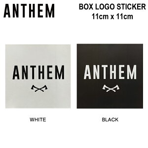 yANTHEMzAZ BOX LOGO STICKER SXebJ[ V[ Xm[{[h  EB^[X|[c XL[ AEghA 11cmxc11cm 2J[yKiz