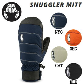 【CRABGRAB】クラブグラブ 2023/2024 SNUGGLER MITT メンズ ミットグローブ スノーボード ミトン 手袋 防寒 S/M/L 4カラー 【あす楽対応】