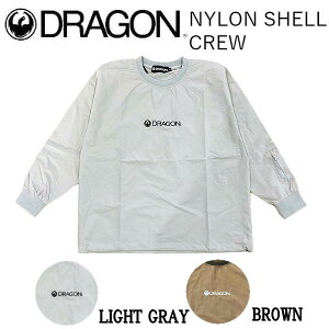 yDRAGONzhS 2023/2024 NYLON SHELL CREW iCVFN[ N[lbN Xm[{[h XP[g{[h gbvX S/M/L/XL 2J[yKiz